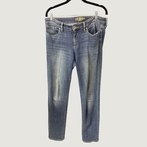Lucky Brand Sweet Straight Jeans Womens 8L 29 Blue Dark Wash Denim